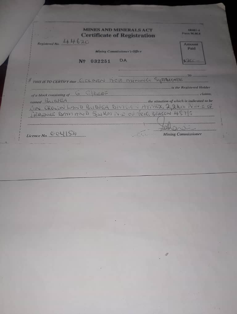 Looking for mine buyers